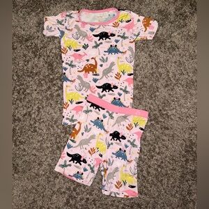 Little Sleepies Multicolor Dinosaur Bamboo Pajama Set